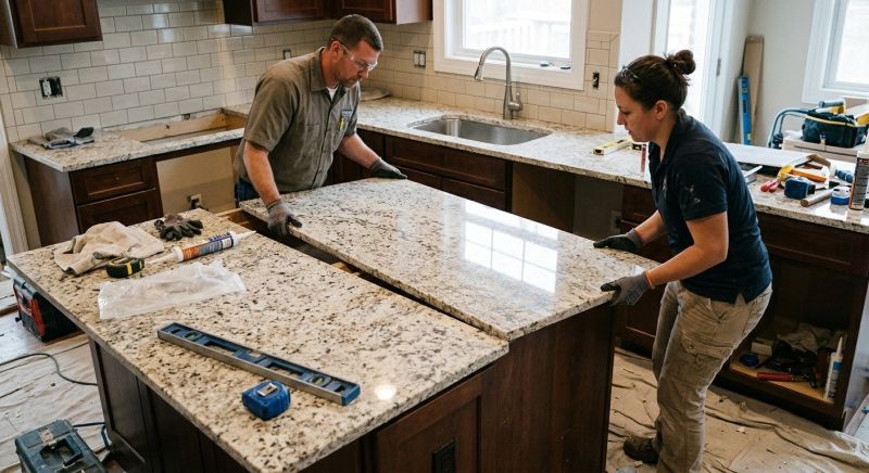 Granite Installation in Marin County, CA