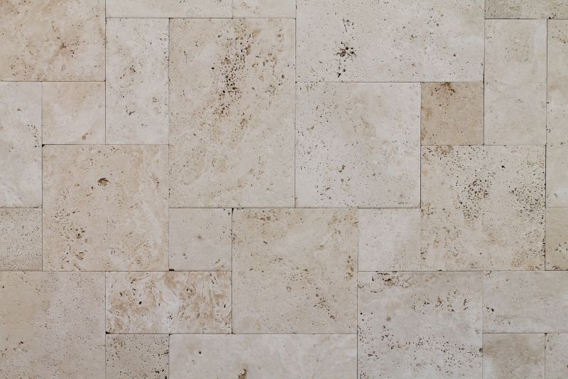 Travertine Surface During Polishing